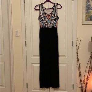 Fun print maxi dress